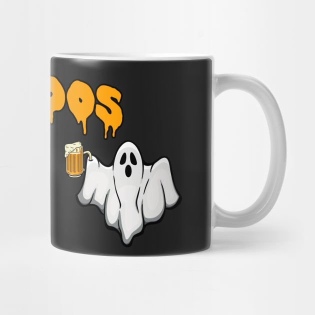 Boo Boos - Funny Boob Booze - Ghosts Drinking Beer Boobs by CreativeFit